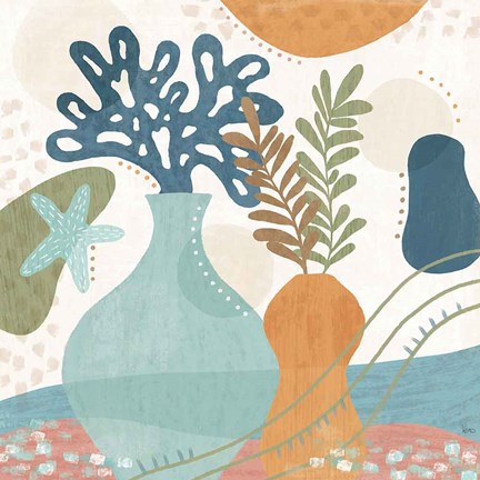 Framed Coastal Creations III Print