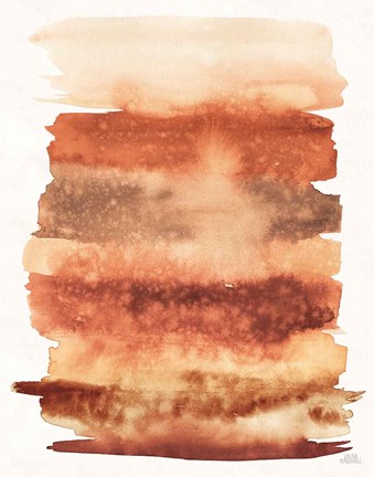 Framed Desert Blooms Abstract II Fall Print