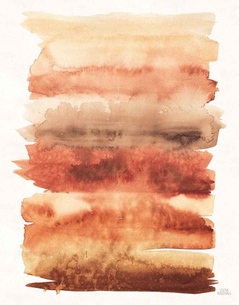 Framed Desert Blooms Abstract I Fall Print