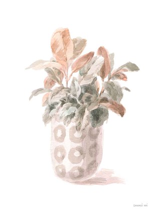 Framed Modern Flora II Print