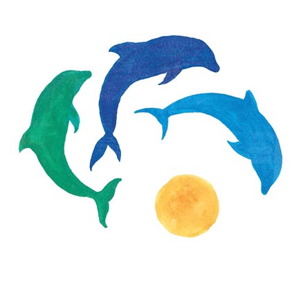 Framed Dolphin Dance Print