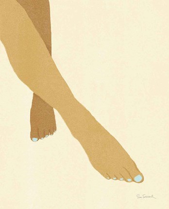 Framed She Got Legs I Print