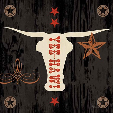 Framed Saddle Up Icon IV Print