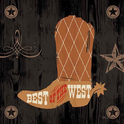 Framed Saddle Up II Print