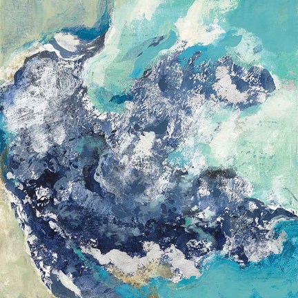 Framed Turquoise Print