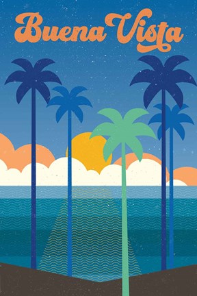 Framed Buena Vista Print