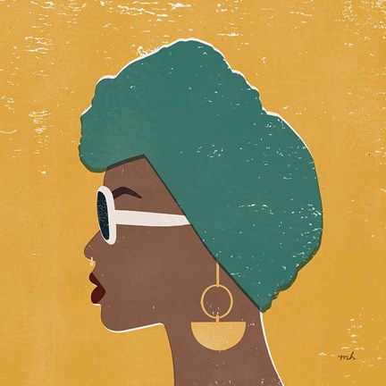 Framed Kenya Couture II Bright Print