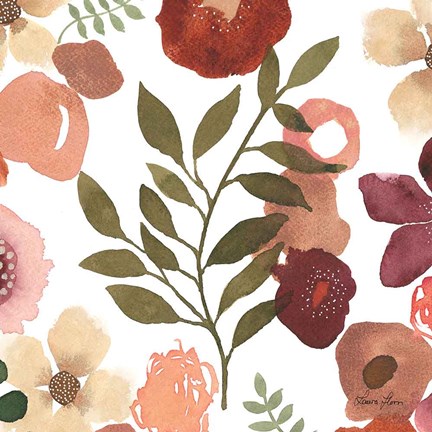 Framed Garden Dance IV Print