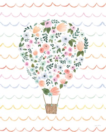 Framed Lets Chase Rainbows VIII Waves Print