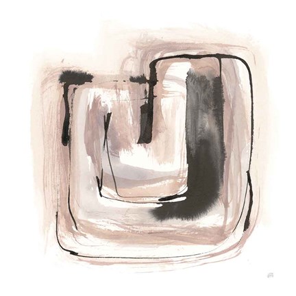 Framed Lost in Squares IV Print