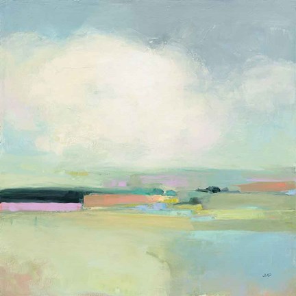 Framed Colorful Landscape Print