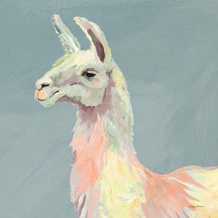 Framed Ophelia on Blue Crop Print