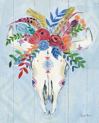 Framed Cowgirl I Print