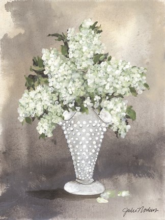 Framed Hobnail Lilacs Print