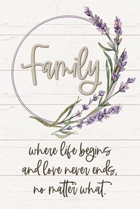 Framed Family Print