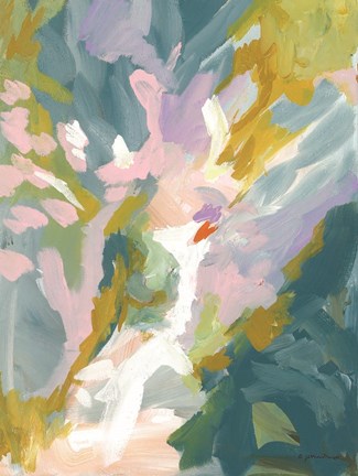 Framed Dark Tropics I Print