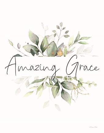 Framed Amazing Grace Print