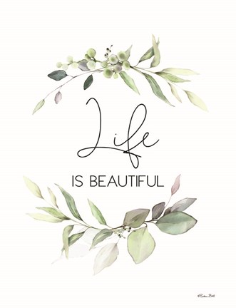 Framed Life is Beautiful Print