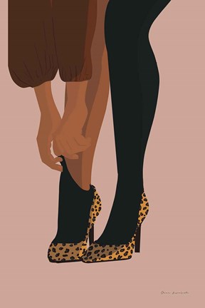 Framed Gorgeous Wild II Print