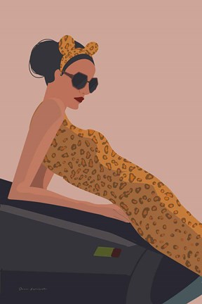 Framed Gorgeous Wild I Print