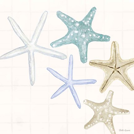 Framed Soft Shores V Print