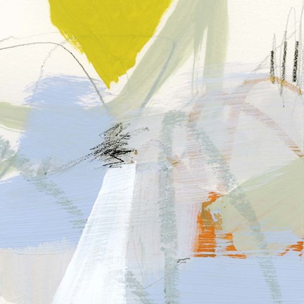 Framed Colorful Crop III Print