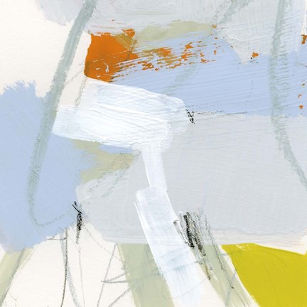 Framed Colorful Crop IV Print