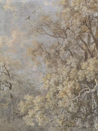 Framed Forest Fresco II Print