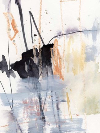 Framed Foggy Swath I Print