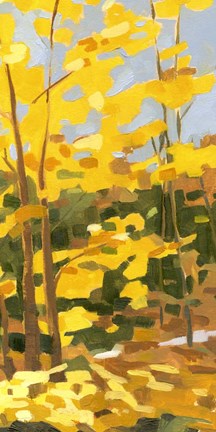 Framed Autumn Hike II Print