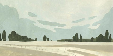 Framed Farmland Study III Print