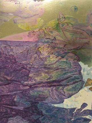 Framed Monet&#39;s Landscape V Print