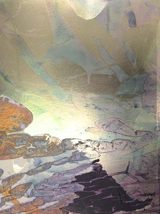 Framed Monet&#39;s Landscape VIII Print