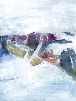 Framed Gliding on Ice I Print