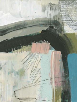 Framed Layering Marks I Print