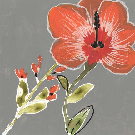 Framed Tropic Botanicals III Print