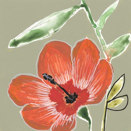 Framed Tropic Botanicals IV Print