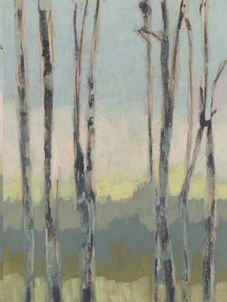 Framed Horizon Through the Trees II Print