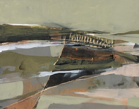 Framed Refracted Horizon II Print