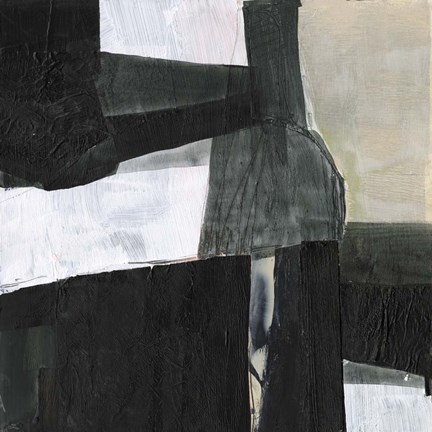 Framed Deconstructed Ebony II Print