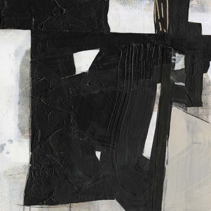 Framed Deconstructed Ebony IV Print