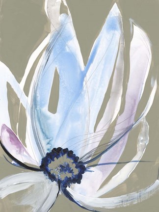 Framed Floral Focus I Print