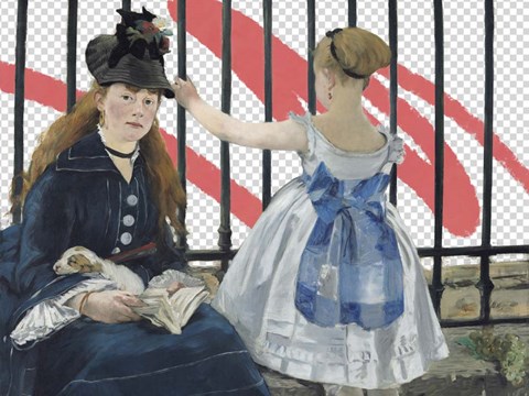 Framed Masked Masters (Waiting At the Station) Print