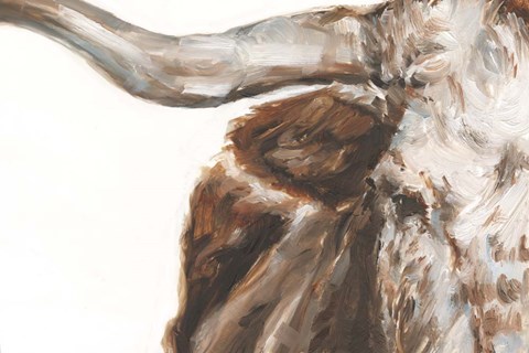 Framed Steer Clear I Print