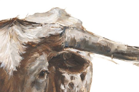 Framed Steer Clear II Print