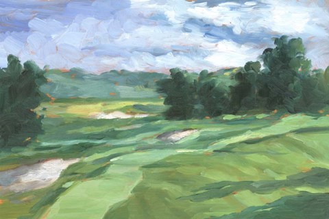 Framed Golf Course Study IV Print