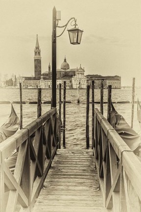 Framed Vintage Venice II Print