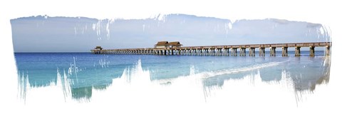 Framed Virginia Beach Pier Print