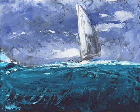 Framed Sail Ho I Print