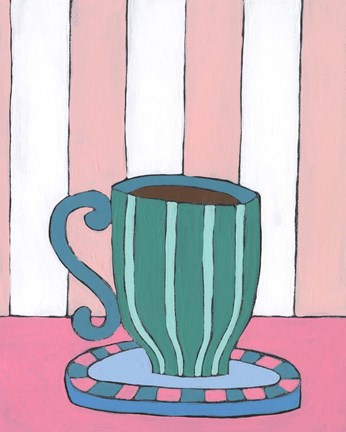 Framed Mid Morning Coffee II Print